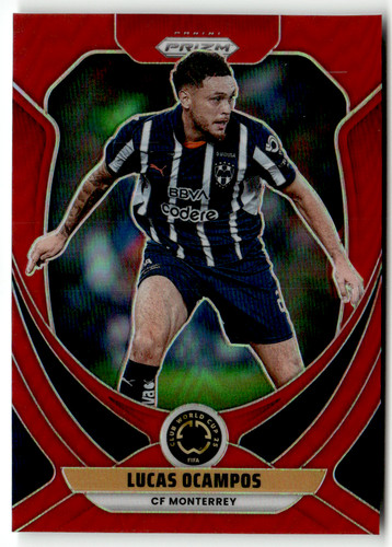 Lucas Ocampos 2025 Panini Prizm Club World Cup Red /199