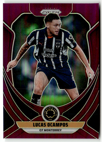 Lucas Ocampos 2025 Panini Prizm Purple Prizm /125