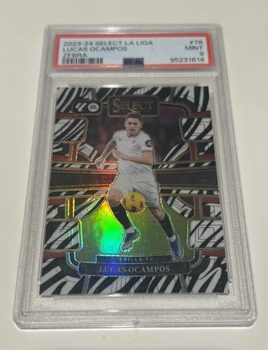 Lucas Ocampos 2023 Panini Select Zebra /25