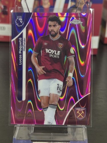 Lucas Paqueta 2026 Topps Chrome Pink Wave /250