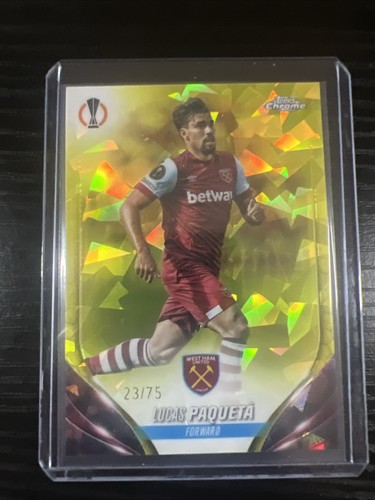 Lucas Paqueta 2023 Topps Chrome Sapphire /75