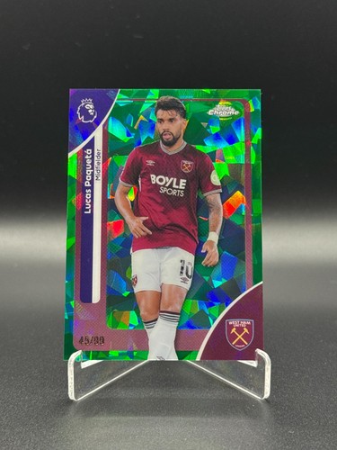 Lucas Paqueta 2025 Topps Chrome Sapphire Green /99