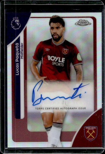Lucas Paqueta 2026 Topps Cromo Premier League Refractor