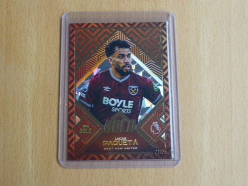 Lucas Paqueta 2025 Topps Gold Premier League Gold /25