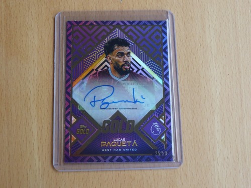 Lucas Paqueta 2025 Topps Gold Premier League Gold /50
