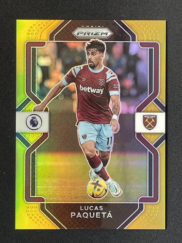 Lucas Paqueta 2023 Panini Prizm Gold Prizm 03/10