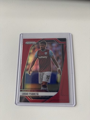 Lucas Paqueta 2024 Panini Prizm Premier League Red /199