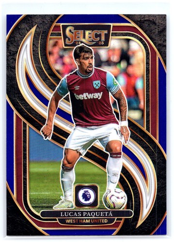 Lucas Paqueta 2024 Panini Select Blue Prizm