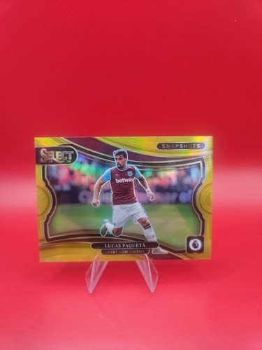 Lucas Paqueta 2024 Panini Select Gold Prizm /10