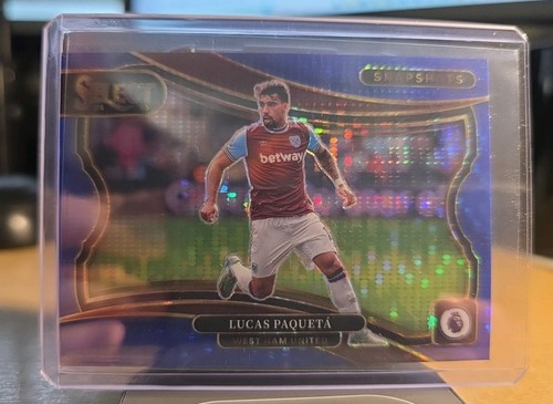 Lucas Paqueta 2023 Panini Select Premier League Blue Prizm #14
