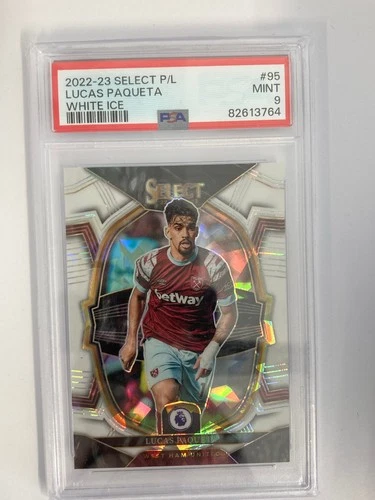 Lucas Paqueta 2022 Panini Select White Ice /25