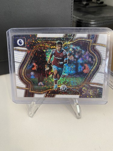 Lucas Paqueta 2023 Panini Select White Sparkle
