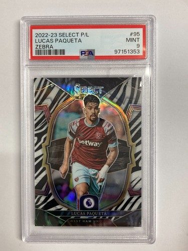 Lucas Paqueta 2023 Panini Select Zebra /25