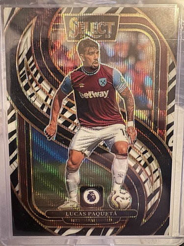 Lucas Paqueta 2024 Panini Select Zebra Prizm