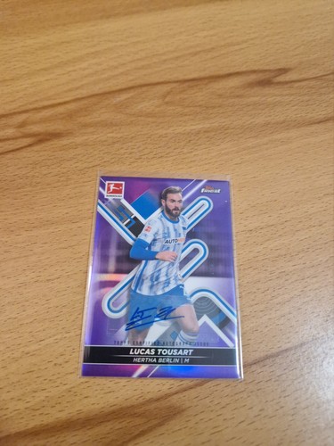 Lucas Tousart 2021 Topps Bundesliga Finest Purple /99
