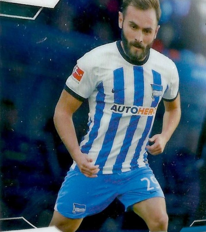 Lucas Tousart 2022 Topps Chrome Bundesliga 6