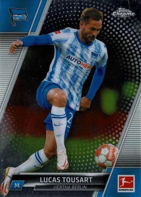 Lucas Tousart 2021 Topps Chrome Bundesliga 7