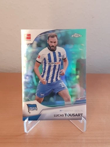 Lucas Tousart 2022 Topps Chrome Bundesliga Aqua Bubble /275