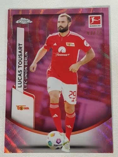 Lucas Tousart 2023 Topps Chrome Bundesliga Gold /75