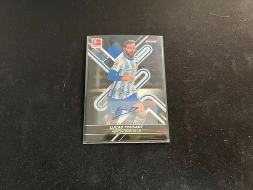 Lucas Tousart 2022 Topps Finest Black Wave /150