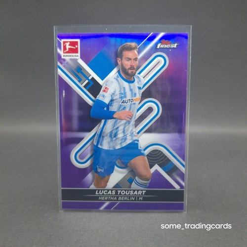 Lucas Tousart 2021 Topps Finest Purple /250