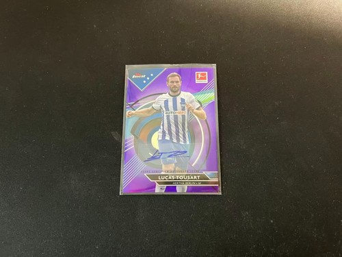 Lucas Tousart 2022 Topps Finest Purple /99