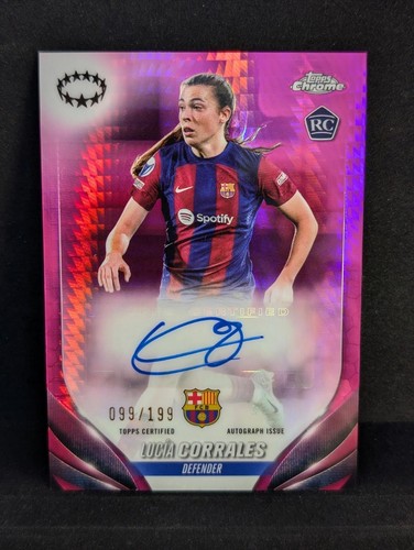 Lucia Corrales 2024 Topps Women's Champions League Pink Prism /199