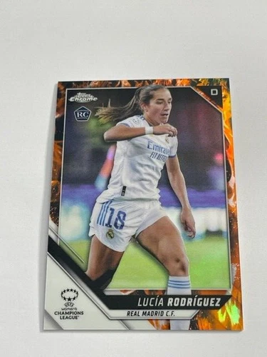 Lucia Rodriguez 2021 Topps Chrome Women's Champions League Inferno /75