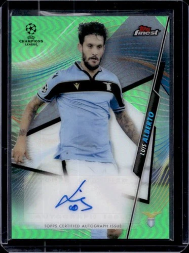 Luis Alberto 2020 Topps Finest Neon Green Refractor /99