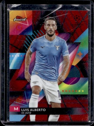Luis Alberto 2024 Panini Finest Red/Black Vapor Wave Refractor /10