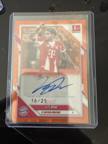 Luis Díaz 2025 Topps Bundesliga Chrome 16/25