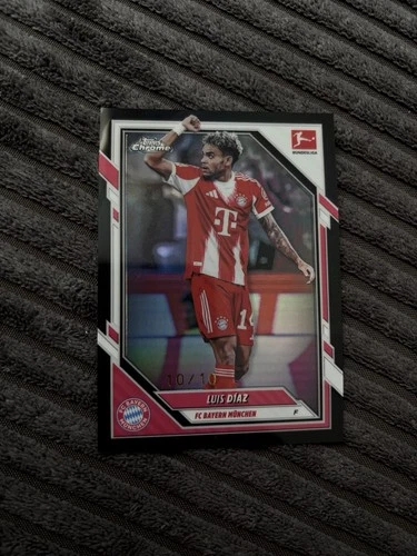 Luis Díaz 2025 Topps Chrome Black /10