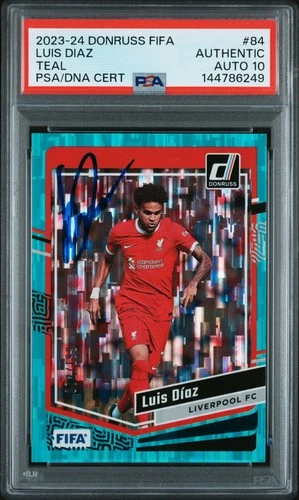 Luis Díaz 2023 Panini Donruss FIFA Teal 72/199