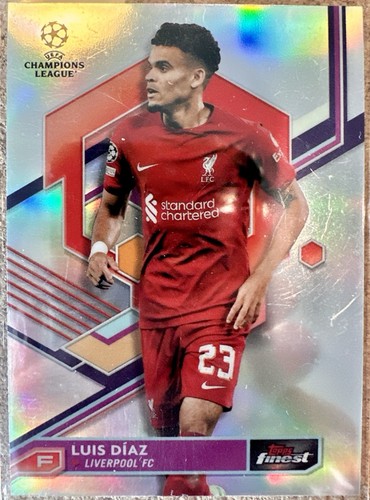 Luis Díaz 2023 Topps Finest Silver Refractor