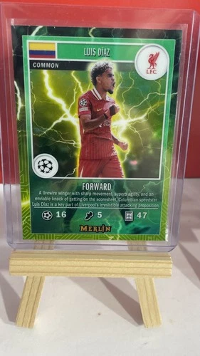 Luis Díaz 2024 Topps Merlin Chrome Lightning Green #MG-25