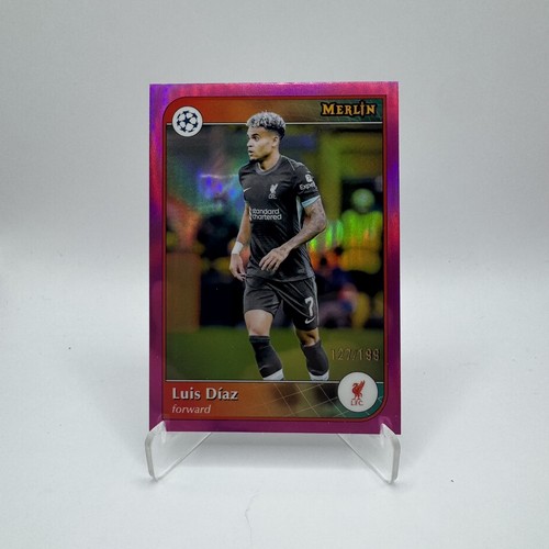Luis Díaz 2024 Topps Merlin Chrome Pink Refractor /199
