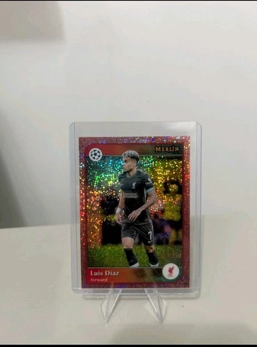 Luis Díaz 2024 Topps Merlin Chrome Rose Gold Speckle Refractor /250
