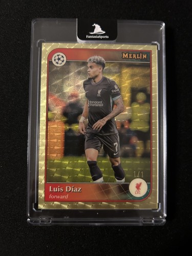 Luis Díaz 2024 Topps Merlin Chrome Superfractor 1/1