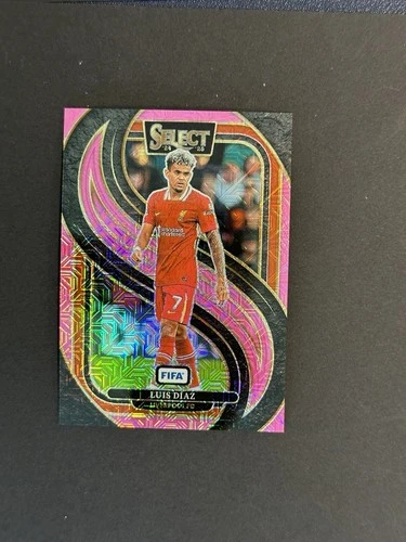 Luis Díaz 2024 Panini Select FIFA Pink Mojo Prizm /299
