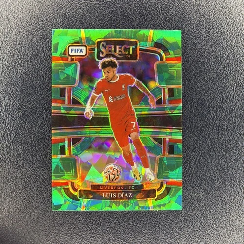 Luis Díaz 2023 Panini Select Green Cracked Ice Prizm