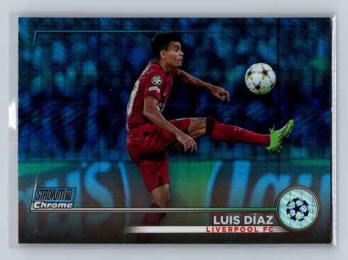 Luis Díaz 2022 Topps Stadium Club Blue Refractor