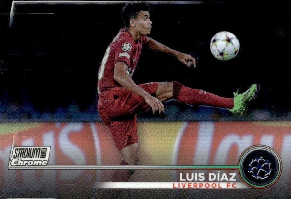 Luis Díaz 2022 Topps Stadium Club Chrome UEFA 75