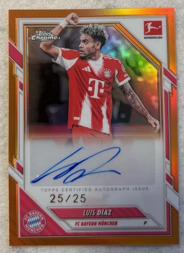 Luis Diaz 2025 Topps Bundesliga Chrome /25