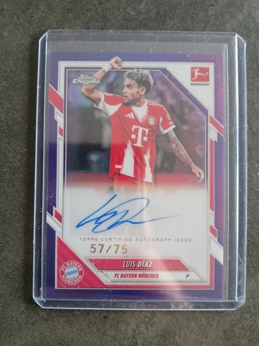 Luis Diaz 2025 Topps Bundesliga Chrome /75
