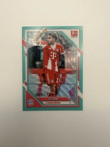 Luis Diaz 2025 Topps Chrome Aqua Wave /199