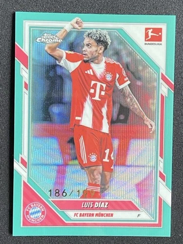 Luis Diaz 2026 Topps Chrome Aqua Wave Refractor /199