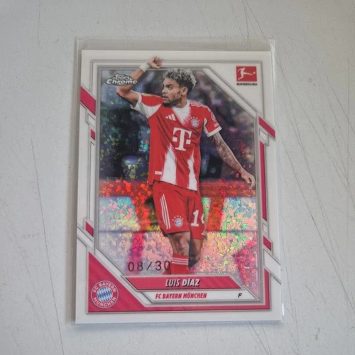 Luis Diaz 2025 Topps Chrome Blue Lava Refractor /30