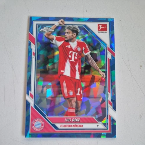Luis Diaz 2025 Topps Chrome Blue Lava Refractor