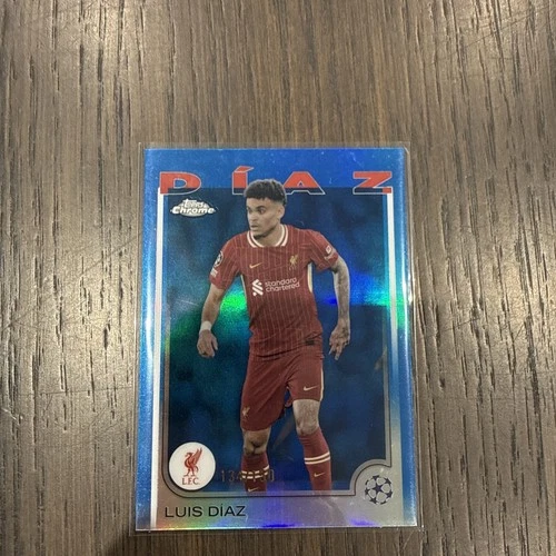 Luis Diaz 2024 Topps Chrome Blue Prism /150