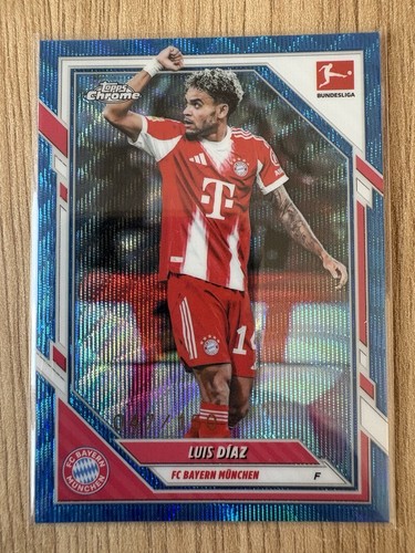 Luis Diaz 2025 Topps Chrome Blue Wave /150